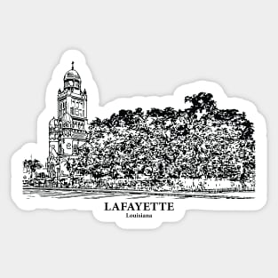 Lafayette - Louisiana Sticker